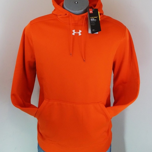 under armour hoodie orange